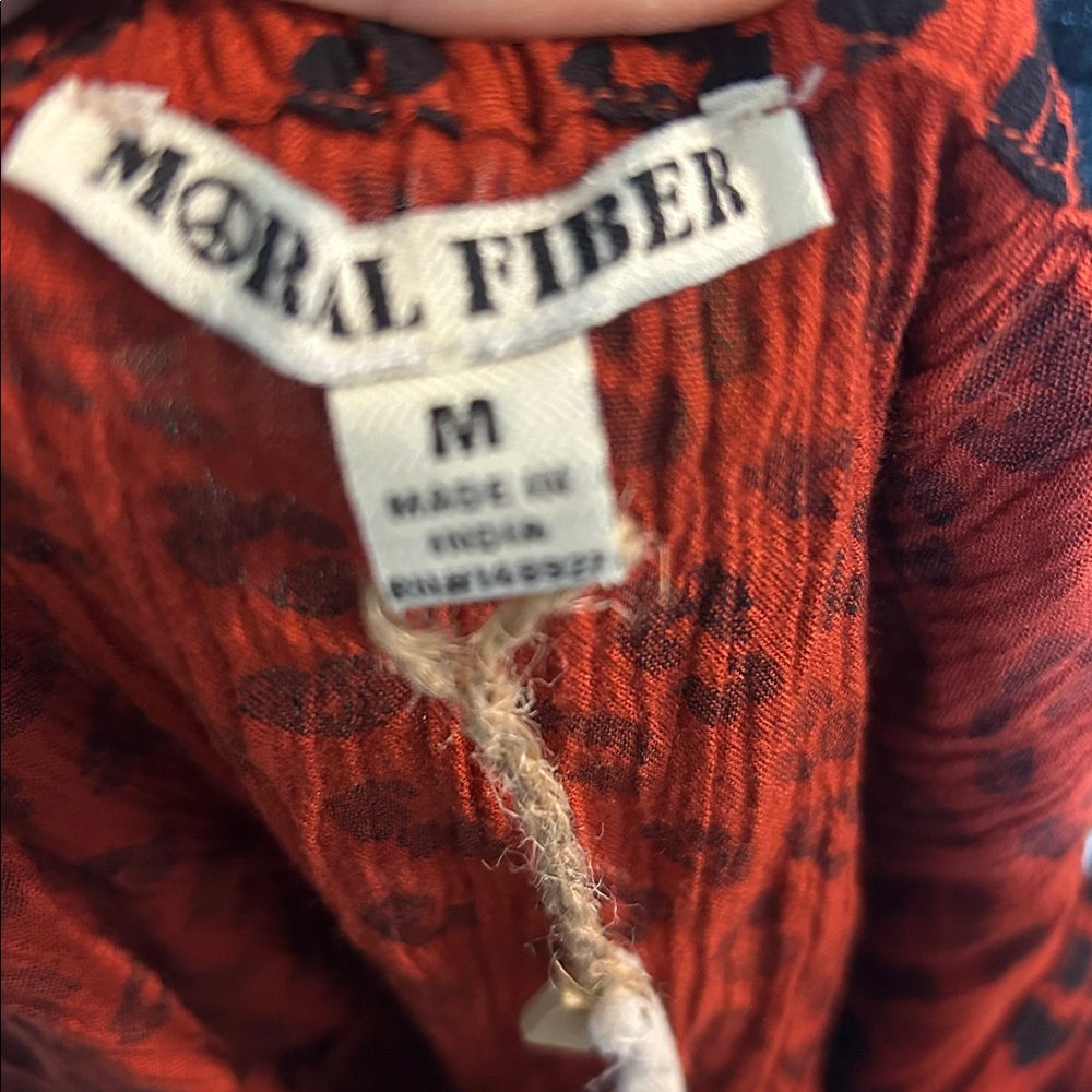 Moral Fiber Red and Black Leopard Print Camisole - Picture 2 of 7